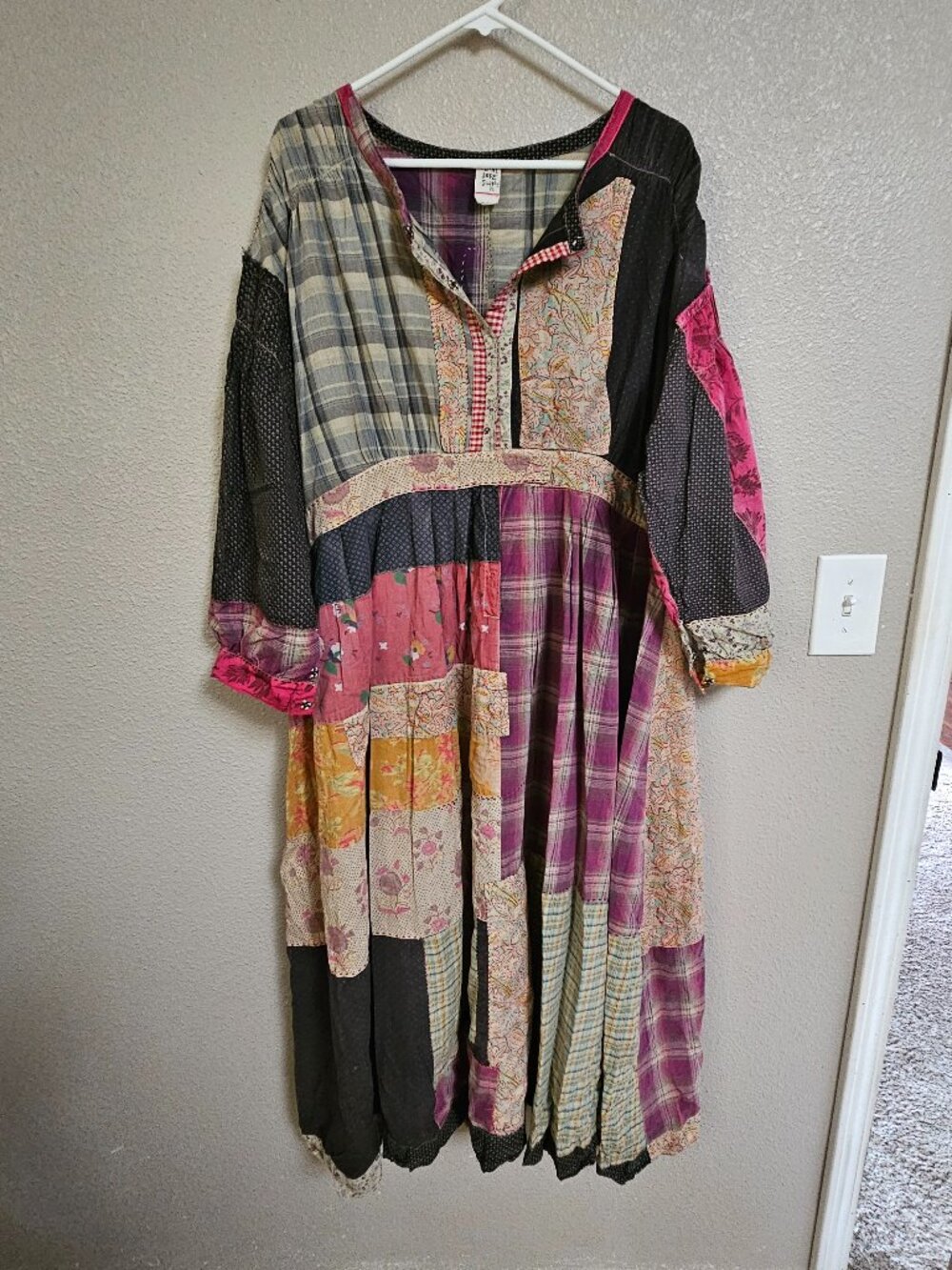 Magnolia pearl patchwork searcy dress